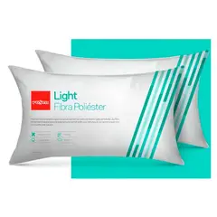 ROSEN - Pack 2 Almohadas Ligth - Tamaño King De 50 X 90 Cm