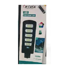 ANGELES DEL HOGAR - Foco Farola Solar con sensor de Movimiento 500w