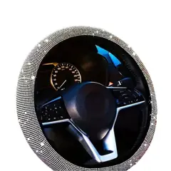 GENERICO - Funda Cubre Volante De Autos Diseño Diamante-brillante
