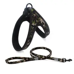 MASCO TODO - Arnés y Correa Reflectantes Mascota Perro Camuflaje Talla L