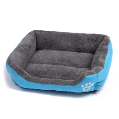 GENERICO - Cama Ultrasuave para mascotas Color Azul Talla M