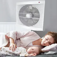 YOMYM - Extractor De Aire 4″ Cuadrado Certificado Para Baño