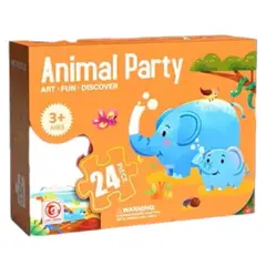 GENERICO - Puzzle 24 Piezas Animal Party