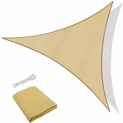 GENERICO - Vela Sombra Toldo 3,5mx3,5mx3,5m Malla Triangular