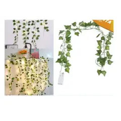 ANGELES DEL HOGAR - Guirnalda enredadera 2M usa Baterías luz amarilla