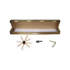 IMPORTCLICK - Kit Limpiador Chimeneas Combustión Lenta 8 M