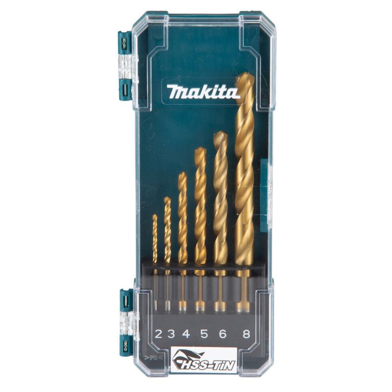 Juego 6 Piezas Brocas Metal HSS-TIN D-72833