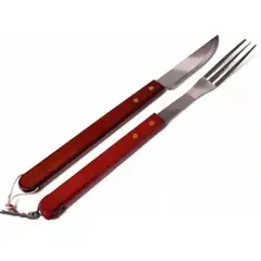 UTILISIMO - Set Parrillero para Asado Kit Parrillero Cuchillo y Tenedor