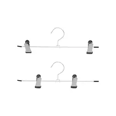 GENERICO - Pack 40 Ganchos Pinza Perrito Colgadores Goma Metal