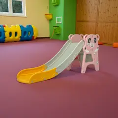 IGPRO - Resbalin Panda 2 En 1 Con Aro Baloncesto Rosado