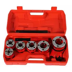 ESHOPANGIE - Set Juego De Terrajas Manual Para Tubo 6 Piezas 1/2 - 1 1/4