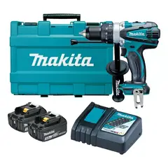 MAKITA - TALADRO PERCUTOR 1/2" 18 V., 3.0Ah (DHP458RFE)