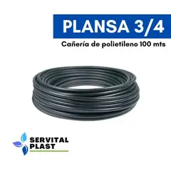 GENERICO - Cañería Plansa Polietileno 3/4 100 mts