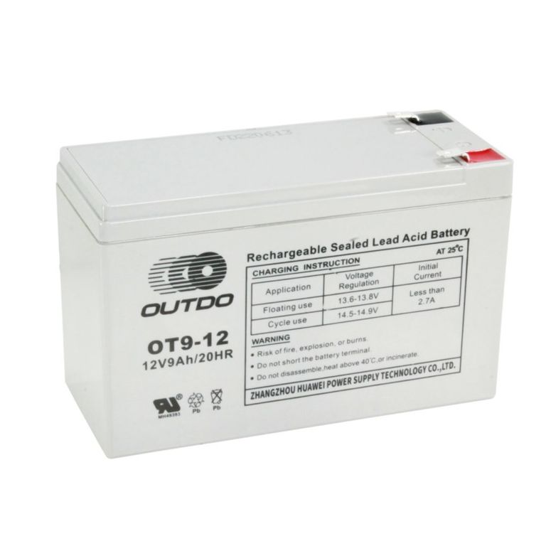 Batería recargable 12 volt / 9 amperios