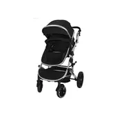KIDSCOOL - COCHE CUNA LUX 3 EN 1 (NEGRO)