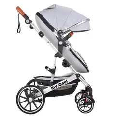 KIDSCOOL - Coche Cuna Egg 3 En 1 Gris