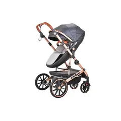 KIDSCOOL - Coche Cuna Egg 3 En 1 Negro