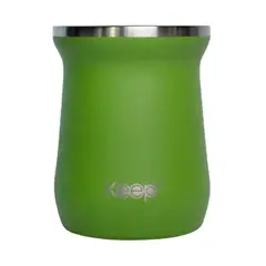 KEEP - Vaso Mate Acero Inoxidable Hammered 300ml Verde