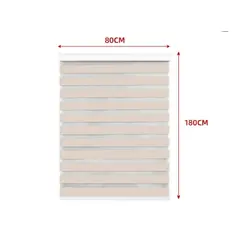 GENERICO - Cortina Roller Duo Black-Out Beige 80X180CM