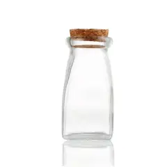 GENERICO - Frasco Vidrio Tapa Corcho 100ML