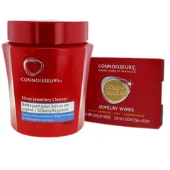 GENERICO - Limpiador joyas de plata + 25 paños de pulir Connoisseurs