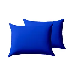 GENERICO - Pack de Almohada 70x40 cm Comodidad para un Sueño Reparador Azul Rey.
