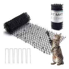 KUANGYE - 10 Alfombrillas De Miedo Para Gatos, Jardín, Antigato, Tiras