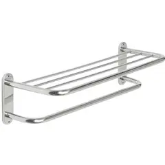 KUANGYE - Porta Toalla Repisa 60 Cm Al Muro Inoxidable