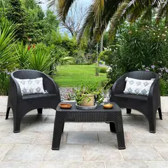 SANCHIA - Juego terraza Bai Duo Chocolate
