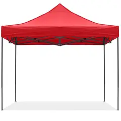 SOMBRATEC - Toldo Plegable 3x3 m rojo tipo araña