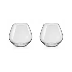 BOHEMIA CRYSTAL - BOHEMIA SET 2 VASOS AMOROSO 440 cc