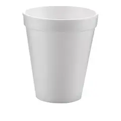GENERICO - 500 Vasos Desechables Plumavit 8 Onzas 240 Ml