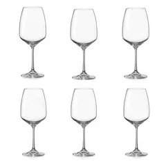 BOHEMIA CRYSTAL - BOHEMIA SET 6 COPAS VINO TINTO GISELLE 560 ML