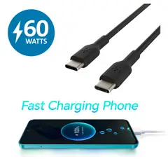 AVID - Cable Tipo C A Tipo C 60w Carga Super Rápida 1 Metro