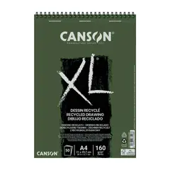 CANSON - Croquera XL Recycle 160gr 50 hjs A4 (21x29.7cm)