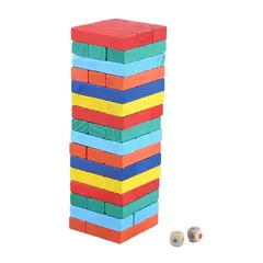 GENERICO - Juego Para Niños Y Adultos Yenga De Colores
