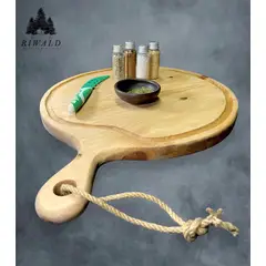 GENERICO - Tabla Para Pizza Ciprés 38 cm de diámetro