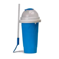 CHINITOWN - Vaso Para Granizado Con Cuchara y Bombilla Celeste