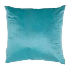 GENERICO - Funda Velvet De Cojín Terciopelo 45x45 Turquesa 1 Und