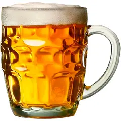 GENERICO - Vaso Shopero Cervezero 530ml Transparente Alta Calidad