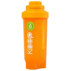 KEEP - Botella Shaker 700ml Naranja