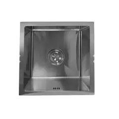 MODERN SPACE - Lavaplatos 49x39 Deluxe Plateado Bajo O Sobre Cubierta 2mm