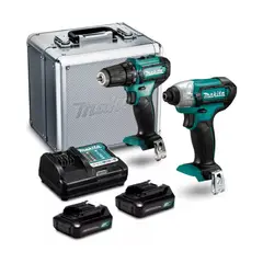 MAKITA - Kit Taladro + Atornillador Impacto 12v Clx224SAX