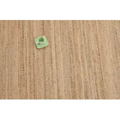 DECOGHAR - Alfombra de Yute Durries Trenzado Nudo Doble Pasillo Natural 60x240 cm