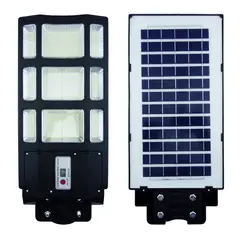 OEM - FOCO PARA POSTE SOLAR 200W CON 9 PLACAS 396 LED CON CONTROL.