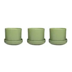 PLANT ME - Pack 3 Maceteros Minimalistas Decorativos
