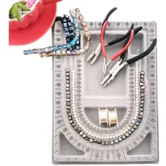 A - Tabla Diseño Plástica Para Cuentas De Collares Bisuteria