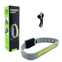 OEM - LUZ LED PARA CORRER PARA BRAZO LUZ BLANCA USB RECARGABLE SILICONA
