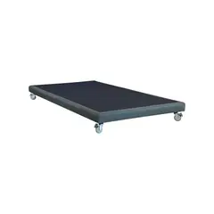 BLOCCARE - Base De Cama 1.5 Plazas Box 8 cm largo 200 cm con rueda pyton