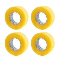 UTILISIMO - Pack 4 Cintas Embalaje Transparente Huincha 4.5 cm x 350 Mts